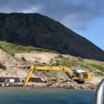 Se monitorean los niveles de turbidez en el proyecto del puerto de Black Rocks en Saba
