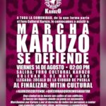 Marcharan en Puebla, exigiendo reapertura del Foro Cultural Karuzo