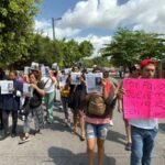 Marchan en Veracruz, exigiendo la localización de menor desaparecida el 9 de marzo