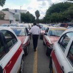 En Veracruz, protestas marcan disputa entre taxistas y conductores de apps