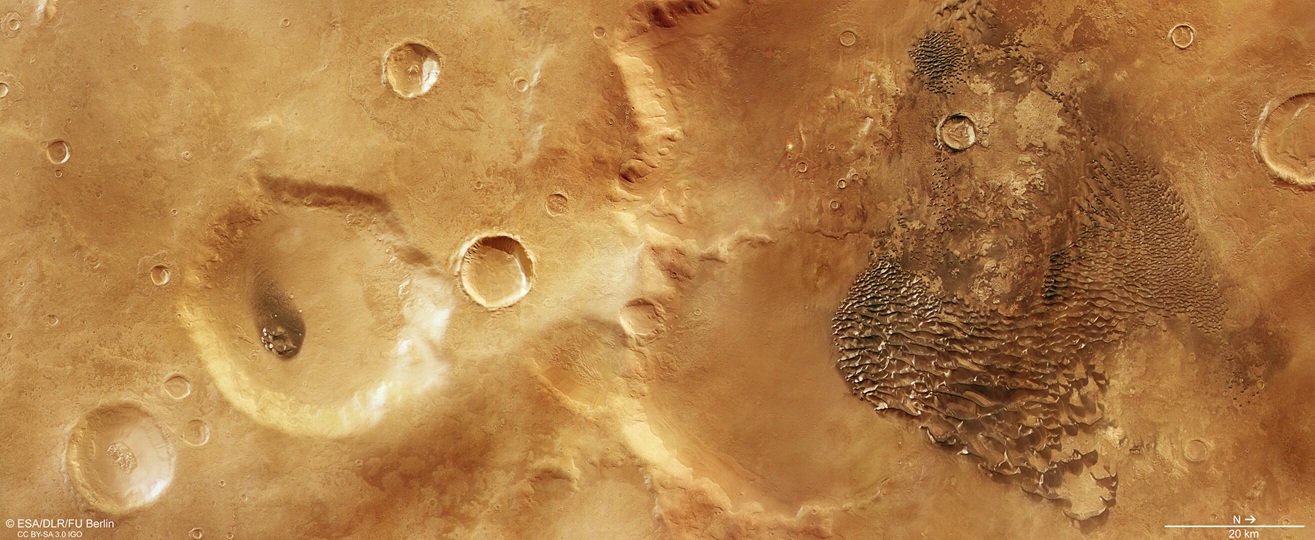 Ondas metálicas en el antiguo Marte: ESA