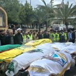 Lloran a las víctimas de la masacre israelí en una ciudad del sur del Líbano