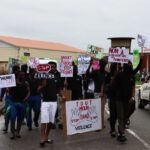 Un nuevo colectivo kurouciano, marchó contra la inseguridad en Guayana Francesa