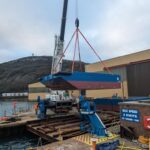 Empresa de Portland completa proyecto de pontón de carga para Isla Ascensión