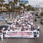Marchan en Baja California, para exigir justicia por feminicidio de ex reina de belleza
