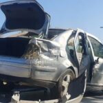 Conductor de vehículo Volkswagen Jetta lo vuelca por exceso de velocidad