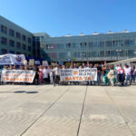 Trabajadores del Hospital de Ceuta, protesta contra la jornada impuesta por el Ingesa