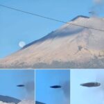 Se tuvo un avistamiento de OVNI cerca del volcán Popocatépetl
